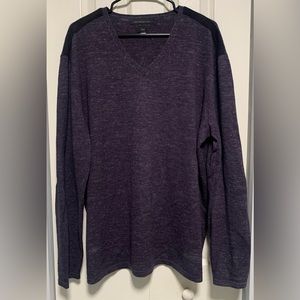 John Varvatos Luxe Wool Lightweight V-Neck Sweater